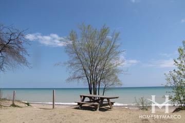 Park Avenue Boating/Fishing Beach in Highland Park, IL