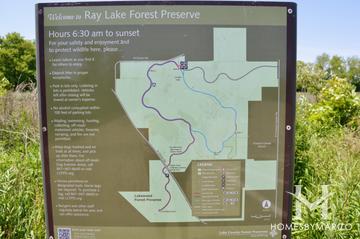 Ray Lake Forest Preserve in Mundelein, IL