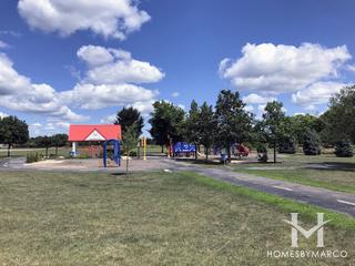 Green's Filling Station Park in Yorkville, IL