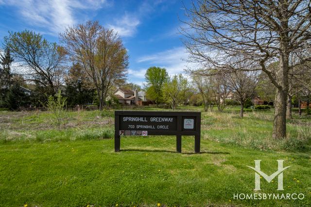 Springhill Greenway in Naperville, IL