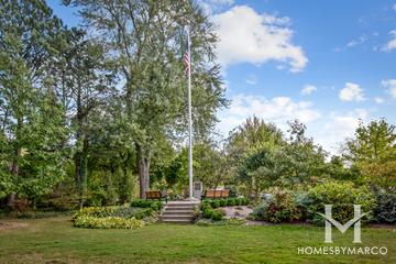 Veterans' Memorial Park in Glencoe, IL