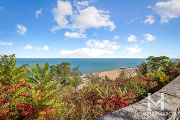 Lakefront Park in Glencoe, IL