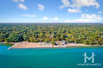 Lakefront Park in Glencoe, IL