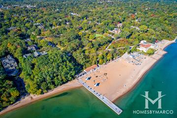 Lakefront Park in Glencoe, IL