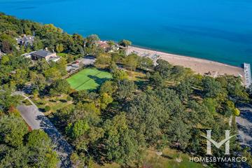 Lakefront Park in Glencoe, IL