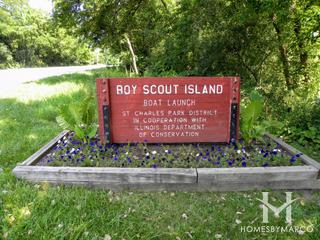 Photos of Boy Scout Island in St. Charles, IL