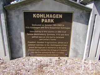 Kohlhagen Park in Frankfort, IL
