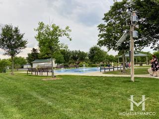 Fountain Square Park in Elk Grove Village, IL