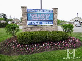 Dolphin Lake Park in Homewood, IL