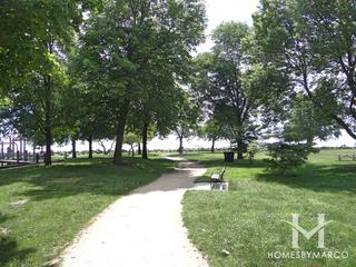 Burnham Shores Park in Evanston, IL
