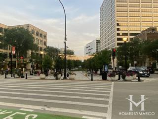Fountain Square in Evanston, IL