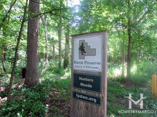 Hunters Woods Forest Preserve in Frankfort, IL