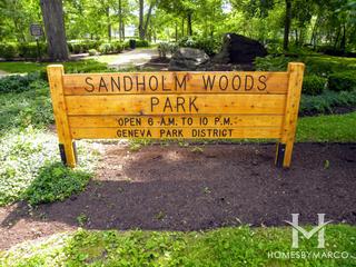 Sandholm Woods Park in Geneva, IL