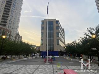 Fountain Square in Evanston, IL