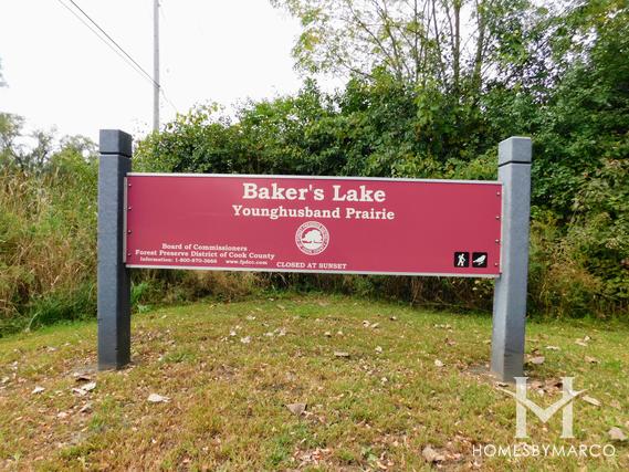 Bakers Lake Nature Preserve in Barrington, IL