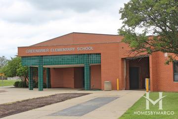 Greenbrier Elementary School in Arlington Heights, IL