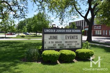 Photos of Lincoln Junior High School in Skokie, IL