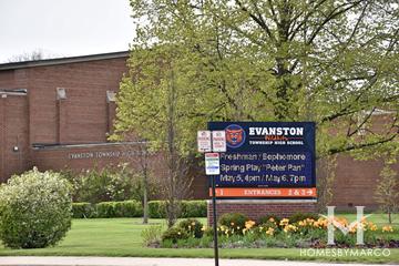 Evanston Township High School in Evanston, IL