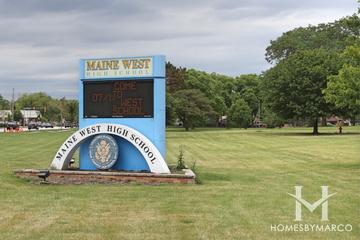Maine West High School in Des Plaines, IL