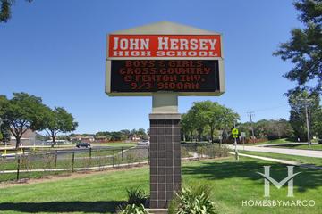 John Hersey High School in Arlington Heights, IL