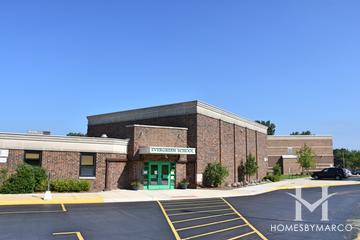 Evergreen Elementary School in Carol Stream, IL