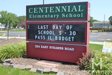 Photos of Centennial School in Bartlett, IL