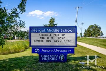 Photos of Herget Middle School in Aurora, IL