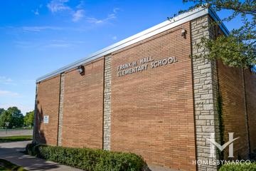 Hall Elementary School in Aurora, IL