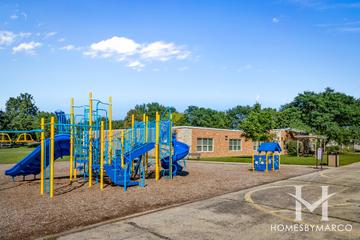 Hall Elementary School in Aurora, IL