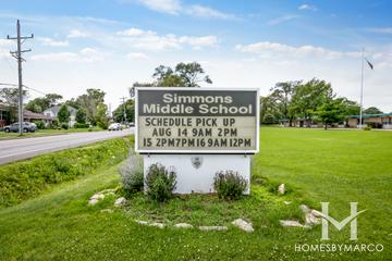 C F Simmons Middle School in Aurora, IL