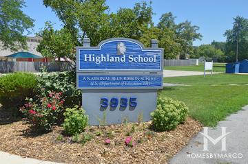 Highland Elementary School in Downers Grove, IL