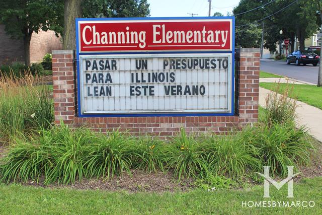 Channing Memorial Elementary School in Elgin, IL