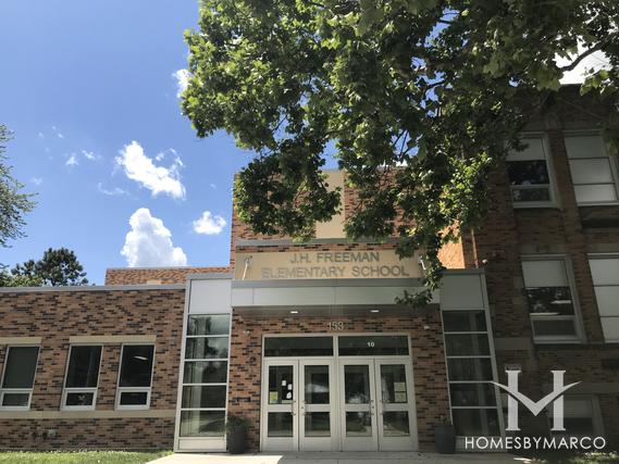 Freeman Elementary School in Aurora, IL