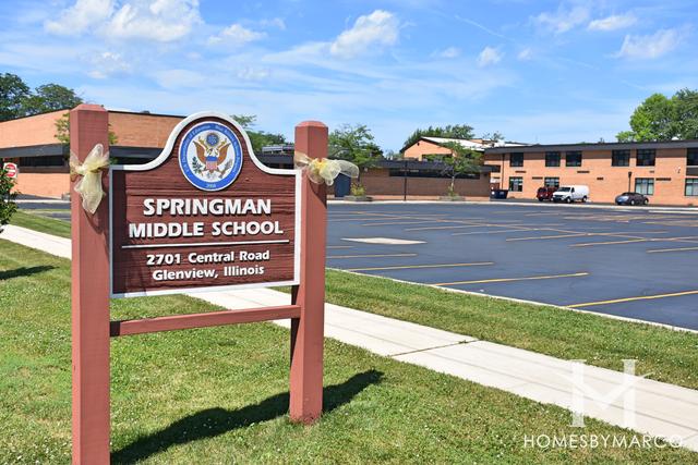 Photos of Springman Middle School in Glenview, IL