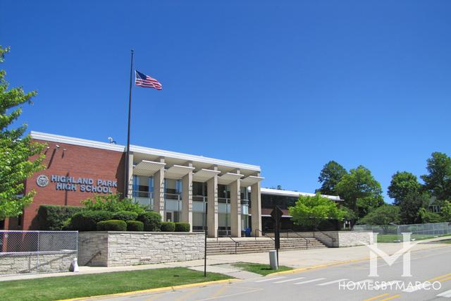 Highland Park High School in Highland Park, IL