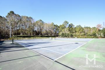 Pinehurst at Rivers Edge subdivision in the Rivers Edge Plantation neighborhood of Fayetteville, GA