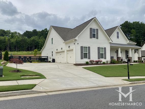 Larkspur subdivision in Alpharetta, GA