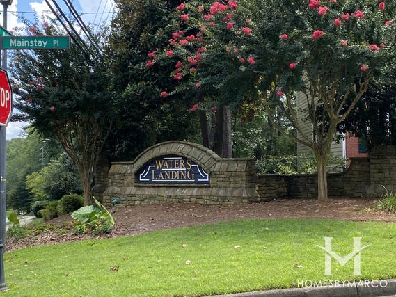 Photos of Waters Landing subdivision in Alpharetta, GA
