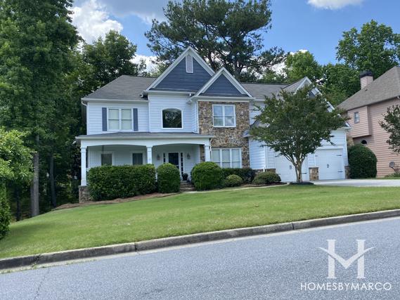 River Walk subdivision in Johns Creek, GA
