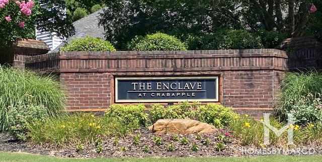 Photos of The Enclave at Crabapple subdivision in Alpharetta, GA