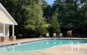 The Gates subdivision in Johns Creek, GA