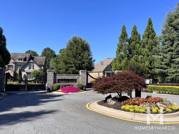Greystone Manor subdivision in Cumming, GA