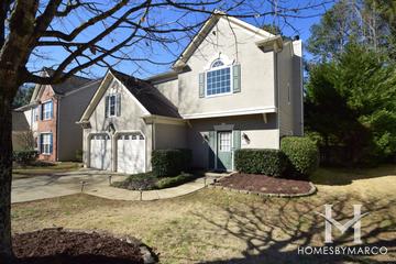 Crabapple Station subdivision in Roswell, GA