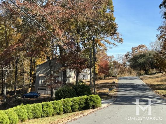 Maple Ridge subdivision in Suwanee, GA
