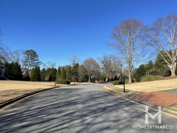 White Columns subdivision in Milton, GA