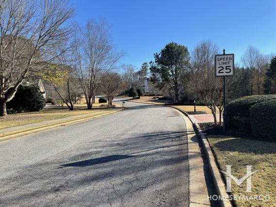 White Columns subdivision in Milton, GA