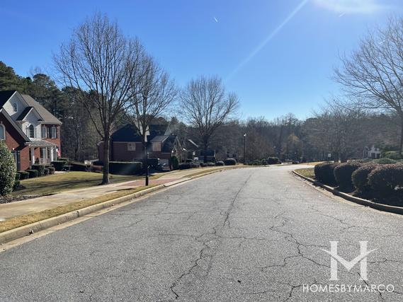 White Columns subdivision in Milton, GA