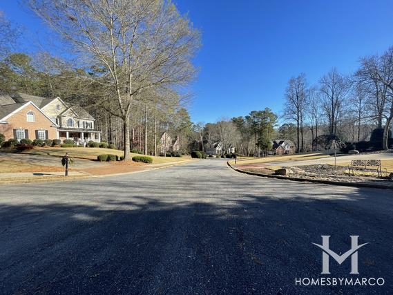 White Columns subdivision in Milton, GA