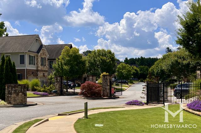 Caney Estates subdivision in Cumming, GA