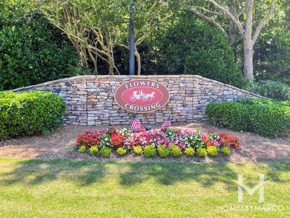 Photos of Flowers Crossing subdivision in Lawrenceville, GA